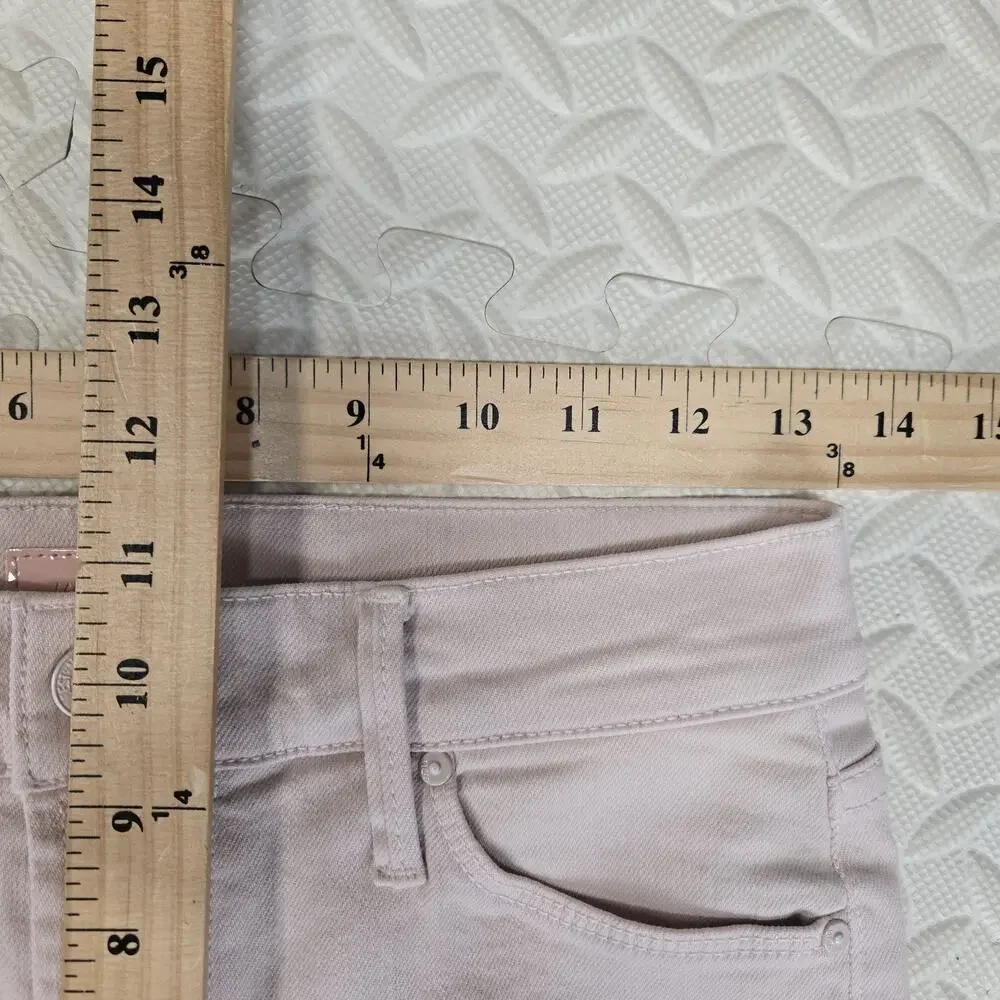 Mother jeans Womens 27 The Dazzler Hover Date Night Light Pink Straight Leg Crop - Picture 11 of 12